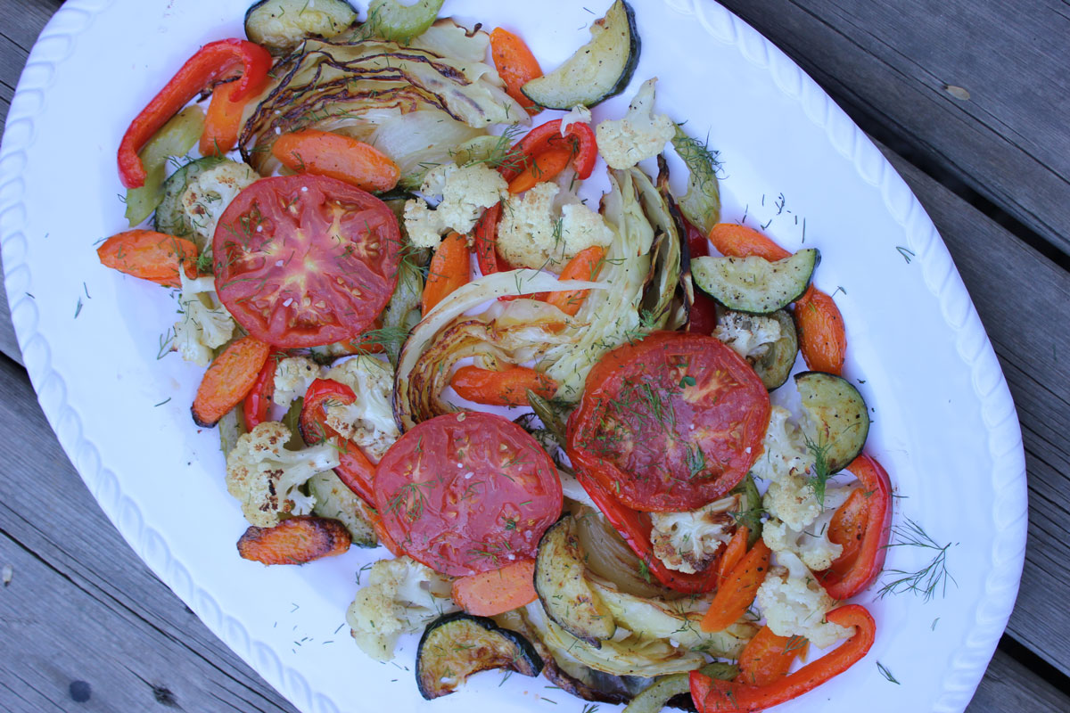 Armenian roasted vegetables 