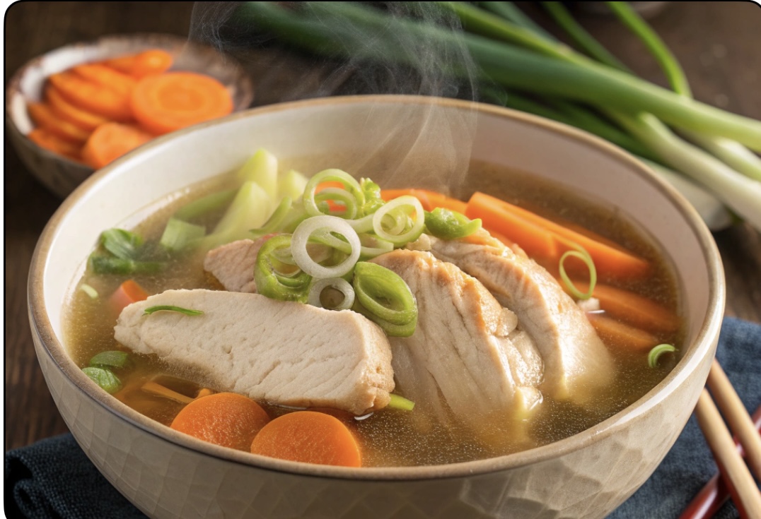Ginger-Sesame Chicken Soup Delight